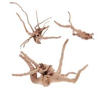 IMIKEYA 3pcs Natural Irregular Driftwood Aquarium Decor for Fish Tank Landscaping Artistic Wood Root for Freshwater Aquascaping and Terrarium Ornament Easy-clean Fish Shelter