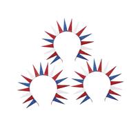 IMIKEYA 3pcs Patriotic Hair Band Statue of Costume Accessories for Independence Day Parties Stylish Headband for Women for Memorial Day Festive Celebrations