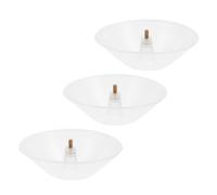 IMIKEYA 3pcs Plastic Oil Collector Cups for Range Hood, Convenient and Practical Kitchen Oil Collecting Boxes, White Replacement Cups to Capture Excess Grease and Prevent Messes