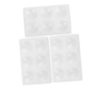 IMIKEYA 3pcs Porcelain Spot Reaction Plates Wells Chemical Stability Nonreactive Laboratory Testing Experiment Boards for Accurate Scientific Analysis