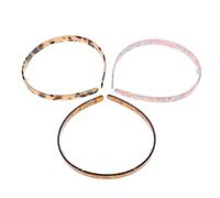 IMIKEYA 3pcs Portable Acetate Sheet Hair Accessories Chic and Elegant Tortoiseshell Headbands Lightweight Hairbands for Women Daily Use and Face Washing