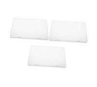IMIKEYA 3pcs Portable Birth Certificate Organizer Plastic File Holders for Important Papers with Elegant Visual Design, Longterm Preservation, for Travel Bags and Safes