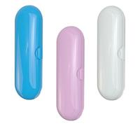 IMIKEYA 3pcs Portable Electric Toothbrush Travel Case Set, Plastic Reusable Toothbrush Holder with Protective Storage for Travel, Home, and Daily Use
