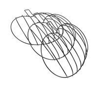 IMIKEYA 3pcs Pumpkin Wrought Iron Decoration for Fall Season Indoor Home Decor Sparkly Finish for Thanksgiving and Halloween Front Door Display