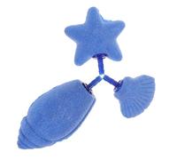 IMIKEYA 3Pcs Removable Air for Fish Tank Air Bubble Diffuser Aquarium Supplies Oxygen Increasing Decoration with Sea Star Sea Snail and Shell Design