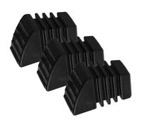 IMIKEYA 3pcs Replacement Drum Rack Rubber Feet Drum Rack Leg Cover Black High-strength Material Easy to Install Maintain Stability for Drummers and Musicians