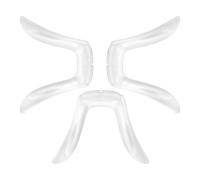 IMIKEYA 3pcs Silicone Nose Pads for Eyeglasses High Durability and Good Toughness, Nonslip Support for Glasses, Replacement and Students