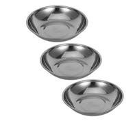 IMIKEYA 3pcs Stainless Steel Electronic Food Scale Bowls Precision Weighing Tray for Cooking Baking Meal Prep Dieting Corrosion-resistant Fit Laboratory and Industrial Use