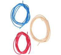 IMIKEYA 3pcs Vintage Style Braided Copper Pushback Wire for Electric Guitar and Bass, Cloth Covered Waxed Cable with Shielding and Enhanced Signal Integrity, for Musical Repair and Upgrade