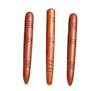 IMIKEYA 3pcs Wooden Acupressure Sticks Acupuncture Point Pens Manual Massage Bars for Back and Neck Pain Relief Therapeutic Body Massaging Tools with Rosewood Material for Home Wellness