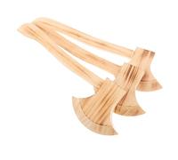 IMIKEYA 3Pcs Wooden Halloween Props Durable Fake for Pranks Decorations for Halloween Parties April Fool's Day and Haunted House Decor