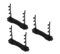 IMIKEYA 3pcs Wooden Katana Holder Vertical Sword Display Stand Multifunctional Wand Rack for Home Store Art Decor Sturdy Japanese sword Display Rack