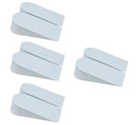 IMIKEYA 4 Pairs White Foam Height Increase Insoles 3.5Cm Heel Lift Inserts Unisex Invisible Shoe Cushions for Foot Comfort and Posture Support