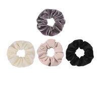 IMIKEYA 4 Pcs Elastic Ponytail Holder Fabric Scrunchies for Women Hair Accessories Does Not Hurt Hair Fix Ponytail Assorted Color for Everyday Use