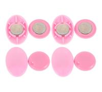 IMIKEYA 4 Pcs Magnetic Bib Connectors for Marathon Race Number Clips with Plastic and Magnet Material, Versatile Use Running Fix Clips Holders for Sports and Outdoors