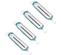 IMIKEYA 4 Pieces 10 Newton Spring Force Gauge Set Metal High Precision Dynamometer for Physics Mechanics Experiments Teaching Instrument