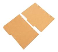 IMIKEYA 4 Sets 20pcs Paper Index Page Dividers for Notebooks and School Use, Convenient for Management and Not Easy to Bend, for Organising Notes and Documents