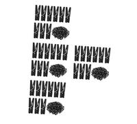 IMIKEYA 400 pcs Mini Natural Wooden Paper Clips Black Heavy Duty Utility Clothespins for Photos Artwork Cable Organizer Versatile Pegs for Craft Projects and Home Decor