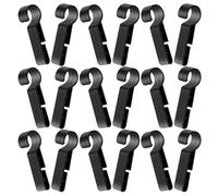 IMIKEYA 40Pcs Hard Hat Headlamp Clips Non-Slip Light Mount Buckles for Helmet Flashlight Holder Compatible with Miners, Repair Workers and Safety Personnel