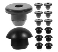 IMIKEYA 40pcs Hydraulic Jack Rubber Bung Oil Reservoir Filler Plug Set, 20 round 20 Flat Head Floor Jack Plugs for Automotive and Repair Use