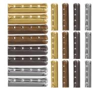 IMIKEYA 40pcs Metal Shoelace Tips round Ends 4x23mm with 4 Holes Shoelace Caps for Trainers and Boots Set Including Silver Gold Gunmetal and Antique Bronze and Replacement