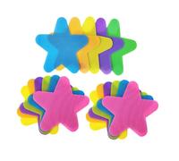 IMIKEYA 40pcs Preschool Star Shape Carpet Markers for Classroom Floor Spots Multipurpose Colorful Floor Dots for Kindergarten Activities Distancing and Interactive Learning