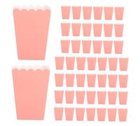 IMIKEYA 48pcs Foldable Boxes Snack Portion Containers Portable Charcuterie Cups for Birthday Party Shower Movie Night Treat Holders Reusable Buckets