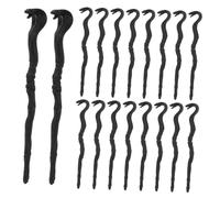 IMIKEYA 48pcs Miniature Snake Head Cane Staff Halloween Wizard Wand Halloween Staff Egyptian Walking Stick for DIY Craft Decorations and Pretend Play Props