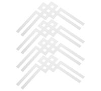 IMIKEYA 4pcs Acrylic Mirror Corner Decals Reflections, Sturdy Reflective Surfaces, Stylish Floral Design for Bedroom and Bathroom Wall Decoration