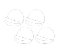 IMIKEYA 4pcs Ancient Style Crown Base Metal Tiara Frame DIY Headband Base for Women Hanfu Renaissance Costumes Headwear Making Accessory