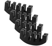 IMIKEYA 4pcs Black Rubber Violin Practice Mutes for Children, Convenient to Carry, Soft Material that Will Not Scratch Violin or Bridge, for Quiet Practice Sessions