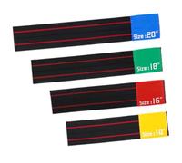 IMIKEYA 4pcs Cymbal Mute Circle Drum Practice Silencers Elastic Sound Dampening Belts for Cymbals Essential Drum Percussion Accessories for Quiet Practice