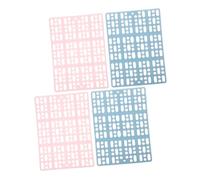 IMIKEYA 4pcs Diy Rabbit Cage Mats Small Animal Floor Pads Rabbit Bed Mats Hamster Pad Non-slip Easy-clean Household