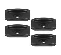 IMIKEYA 4pcs Dumbbell Holder Brackets Dumbbell Rack Attachment Saddle Rubber Black 11mm Screw Hole and Gym Equipment Workout Area and Commercial Gym