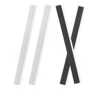 IMIKEYA 4pcs Dustpan Accessory Rubber Lip Replacement Pressing Strips Lightweight Enhancing Cleaning Efficiency Assorted Color Parts for Office and School Use