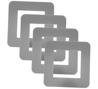 IMIKEYA 4pcs Electric Socket Covers Wall Socket Frame Cover Decorative Anti-Stick Plug Protector for Bathroom Use Stylish Modern Finish