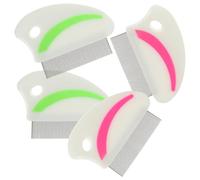IMIKEYA 4pcs Flea Comb Stainless Steel Pet Cleaning Brush Removal Comb for Cat Kitten Grooming Tool for Removing Dirt Dust Style