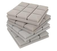 IMIKEYA 4pcs Foam Soundproof Panels for Home Entertainment Theaters and Home Offices, High Density Sound Absorption, Sturdy and Not Easy to Break Acoustic Foam