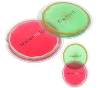 IMIKEYA 4Pcs Fruit Pattern Gel Ice Packs Set - Reusable Cooling Cold Compress Bags for Therapy and Nursing - Household Portable Ice Bags with Kiwi Watermelon Designs