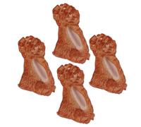 IMIKEYA 4pcs Lifelike Fake Steak Decorations Beef Models for Kitchen Museum Restaurant