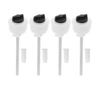 IMIKEYA 4pcs Manual Pepper Mill Mechanism Kit with Ceramic Grinding Rods and Aluminum Core, Precise Grinding and Quick Installation, for Kitchen or Dining Table Presentation