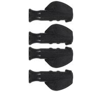 IMIKEYA 4pcs Mm Diameter Black Rolling Walker Handle Grips Replacement Pvc Material with Soft Cushioning Sturdy for Senior Walker Accessories for Daily Mobility Support