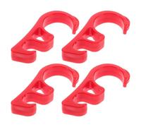 IMIKEYA 4Pcs Motorcycle Brake Lever Hook Lock Red Handlebar Parking Security Lock for Scooter Dirt Bike Mobility Scooter