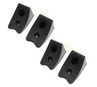 IMIKEYA 4pcs Plastic Wheel Chocks Tire Support Pads for Cars Trailers Rvs Lightweight Durable Non Slip Stopper Blocks with Oil Resistant Surface for Vehicle Safety