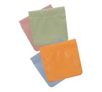 IMIKEYA 4pcs Portable Headphone Bag Snap Closure Pouch Mini Makeup Bag Design for Collection for Organizing Accessories in Your Purse Go