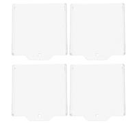 IMIKEYA 4pcs Push Button Cover for Fire Safety, Abs Material Easy Installation and Weather Resistance, Protective Switch Guard for Indoor and Residential Use