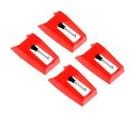 IMIKEYA 4Pcs Record Player Needles Replacement Stylus for Turntable, Plastic and Aluminium, Easy to Install, for Phonograph and Vinyl Player