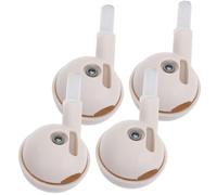 IMIKEYA 4pcs Silent Swivel Stroller Wheels Replacement for Baby Walkers and Pushchairs, Quick Installation Pp Material Casters Suitable for Front Or Rear Use, Lightweight and Sturdy