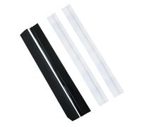 IMIKEYA 4PCS Silicone Kitchen Stove Gap Cover Tape Heat Resistant T Shaped Sealing Filler for Counter and Oven Gaps Flexible Easy to Clean Dishwasher Safe Black White