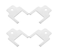 IMIKEYA 4pcs Toilet Paper Dispenser Keys Metal Portable Roll Tissue Case Opening Key Replacement for Public Restroom Paper Towel Dispenser Lock in Schools and Subway Stations